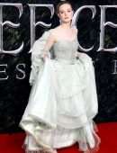 Elle Fanning at "Maleficent: Mistress of Evil" European Premiere in London