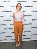 Emilia Clarke at SiriusXM Town Hall Special with the cast of 'Last Christmas' in NYC