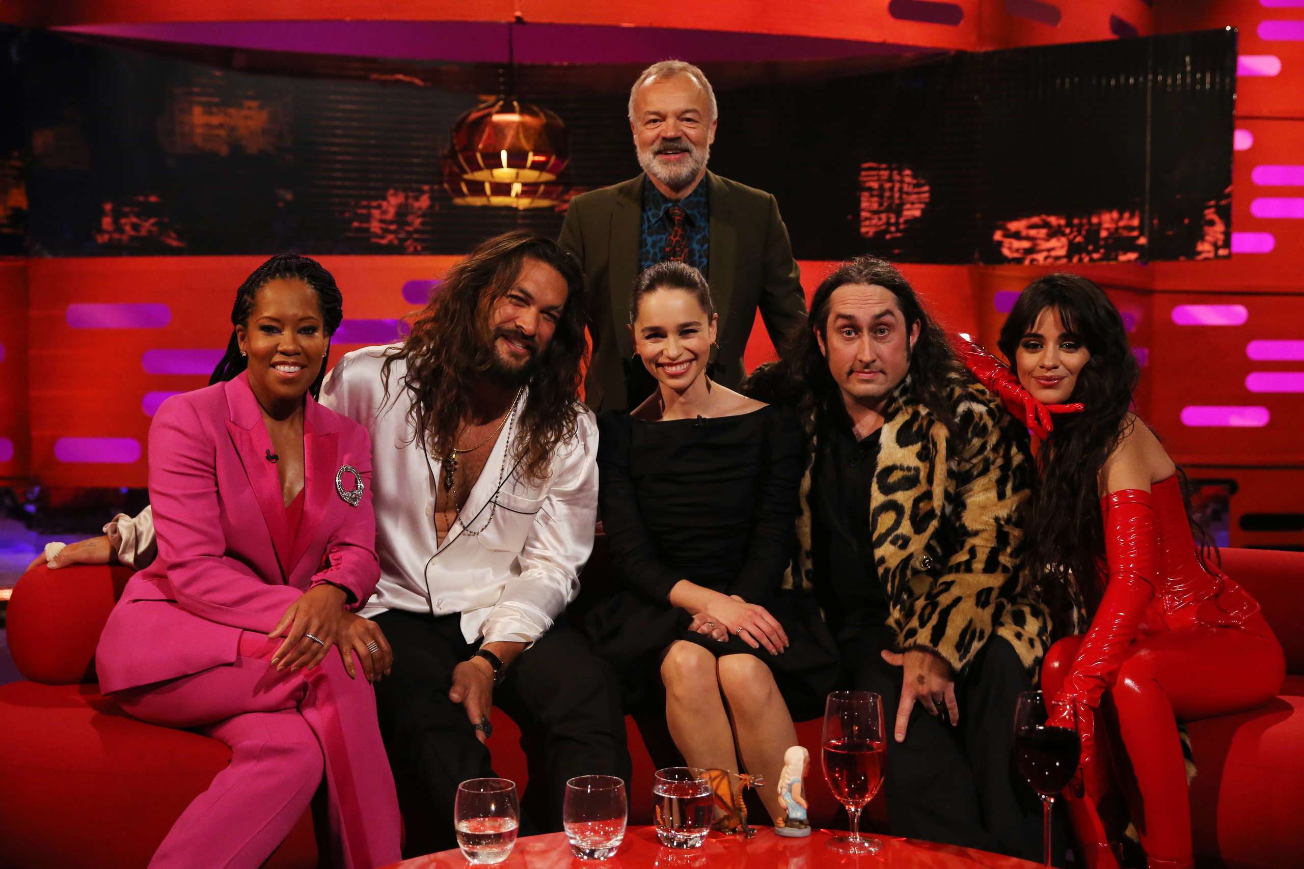 Emilia Clarke, Camila Cabello, Regina King on 'The Graham Norton Show' in London