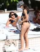 Emily Ratajkowski in Tiny Bikini by Poolside in Miami