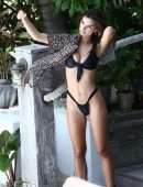 Emily Ratajkowski in Tiny Bikini by Poolside in Miami