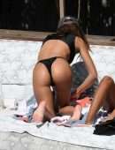 Emily Ratajkowski in Tiny Bikini by Poolside in Miami