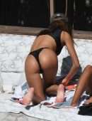 Emily Ratajkowski in Tiny Bikini by Poolside in Miami