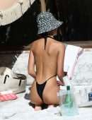 Emily Ratajkowski Booty in Bikini at a Beach in Miami
