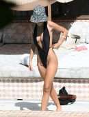 Emily Ratajkowski Booty in Bikini at a Beach in Miami