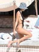 Emily Ratajkowski Booty in Bikini at a Beach in Miami