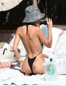 Emily Ratajkowski Booty in Bikini at a Beach in Miami