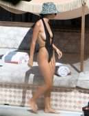 Emily Ratajkowski Booty in Bikini at a Beach in Miami