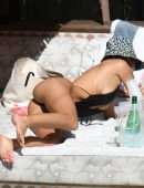 Emily Ratajkowski Booty in Bikini at a Beach in Miami