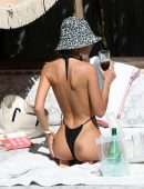 Emily Ratajkowski Booty in Bikini at a Beach in Miami