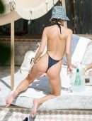 Emily Ratajkowski Booty in Bikini at a Beach in Miami