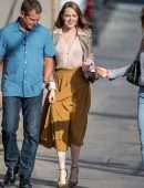 Emma Stone - Arriving at 'Jimmy Kimmel Live' in LA