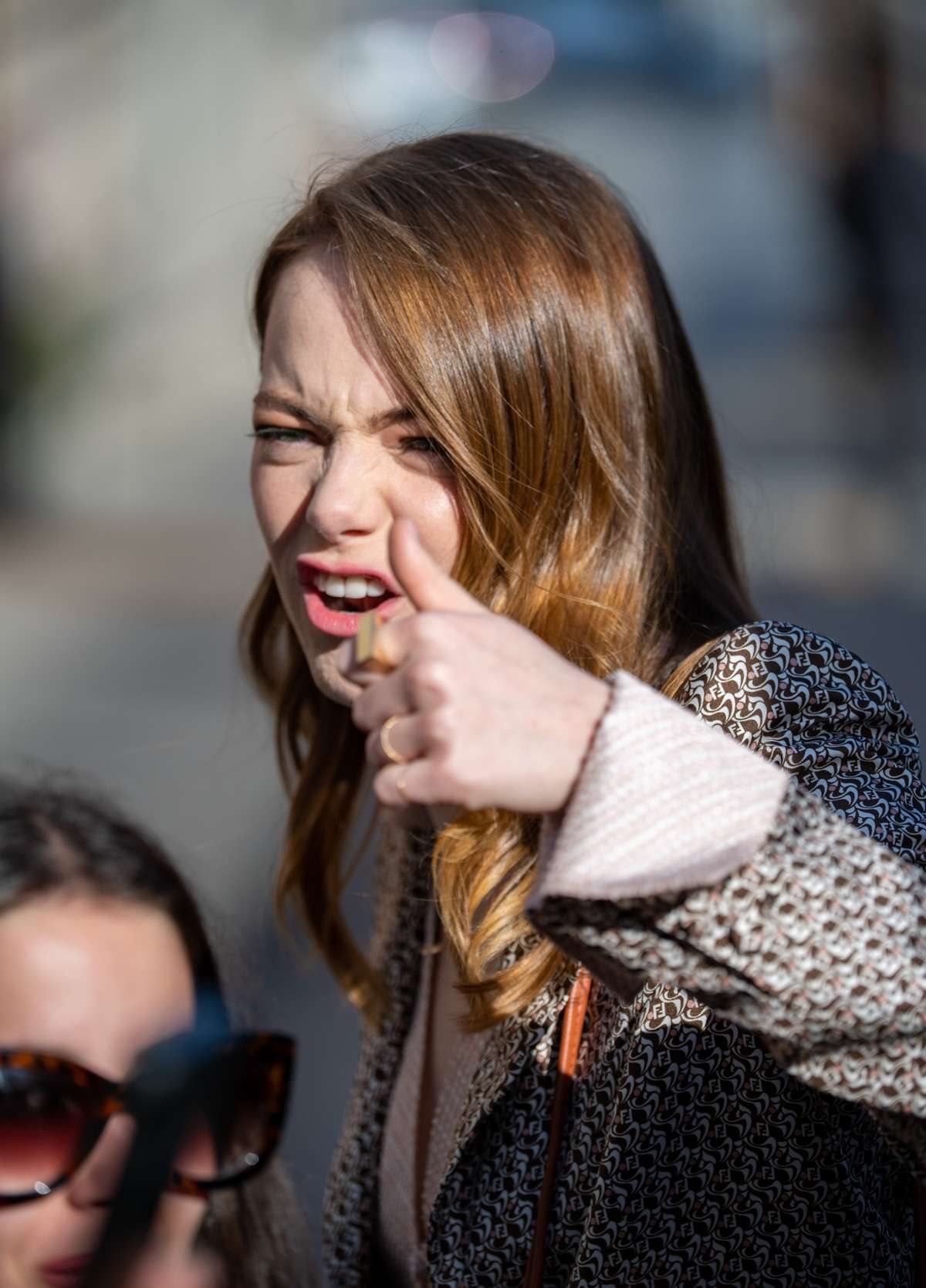Emma Stone - Arriving at 'Jimmy Kimmel Live' in LA