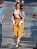 Emma Stone - Arriving at 'Jimmy Kimmel Live' in LA