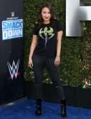 Francia Raisa at 20th Anniversary Celebration Of WWE Friday Night SmackDown