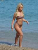 Harley Brash Booty in Bikini on the Beach in Marbella
