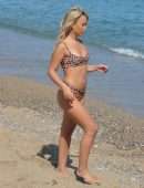 Harley Brash Booty in Bikini on the Beach in Marbella