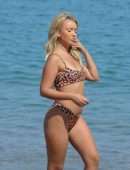 Harley Brash Booty in Bikini on the Beach in Marbella