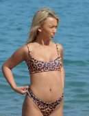Harley Brash Booty in Bikini on the Beach in Marbella