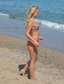 Harley Brash Booty in Bikini on the Beach in Marbella