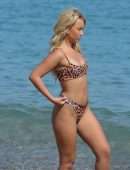 Harley Brash Booty in Bikini on the Beach in Marbella