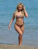 Harley Brash Booty in Bikini on the Beach in Marbella