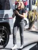 Hilary Duff at a Gas Station in West Hollywood