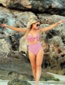 Hofit Golan Booty in Bikini at Beach in Tulum