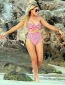 Hofit Golan Booty in Bikini at Beach in Tulum