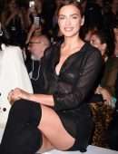 Irina Shayk Leggy at Intimissimi Fashion Show in Verona
