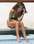 Isabela Moner in Bikini at Poolside in Miami