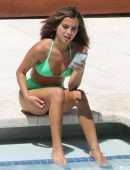 Isabela Moner in Bikini at Poolside in Miami