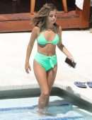 Isabela Moner in Bikini at Poolside in Miami
