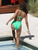 Isabela Moner in Bikini at Poolside in Miami