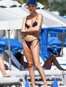 Isabeli Fontana in Bikini with Boyfriend Diego Ferrero at the Beach