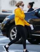 Jennifer Lawrence Going to the Gym in NYC