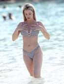 Jessika Power in Bikini on the Beach in Cairns
