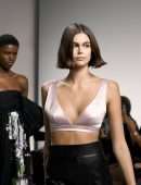 Kaia Gerber Catwalk at “GIVENCHY” SS20 Fashion Show in Paris