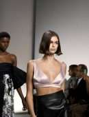 Kaia Gerber Catwalk at “GIVENCHY” SS20 Fashion Show in Paris