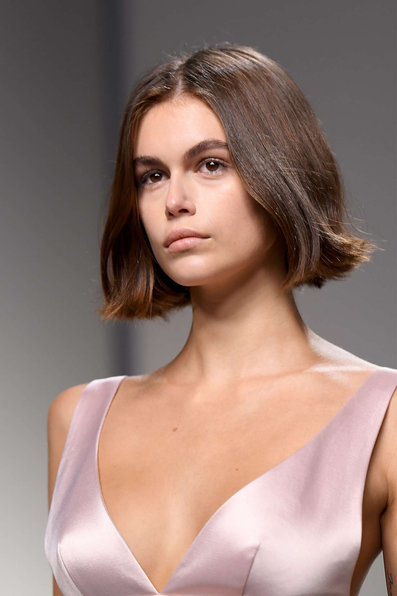 Kaia Gerber Catwalk at “GIVENCHY” SS20 Fashion Show in Paris