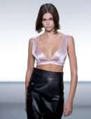 Kaia Gerber Catwalk at “GIVENCHY” SS20 Fashion Show in Paris