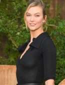 Karlie Kloss Braless at Christian Dior Fashion Show in Paris