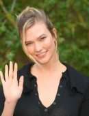 Karlie Kloss Braless at Christian Dior Fashion Show in Paris