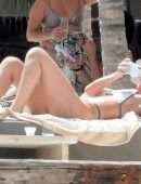 Kateri Dion Booty in Bikini at Beach in Tulum