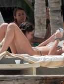 Kateri Dion Booty in Bikini at Beach in Tulum