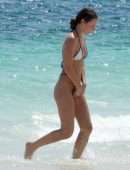 Kateri Dion Booty in Bikini at Beach in Tulum