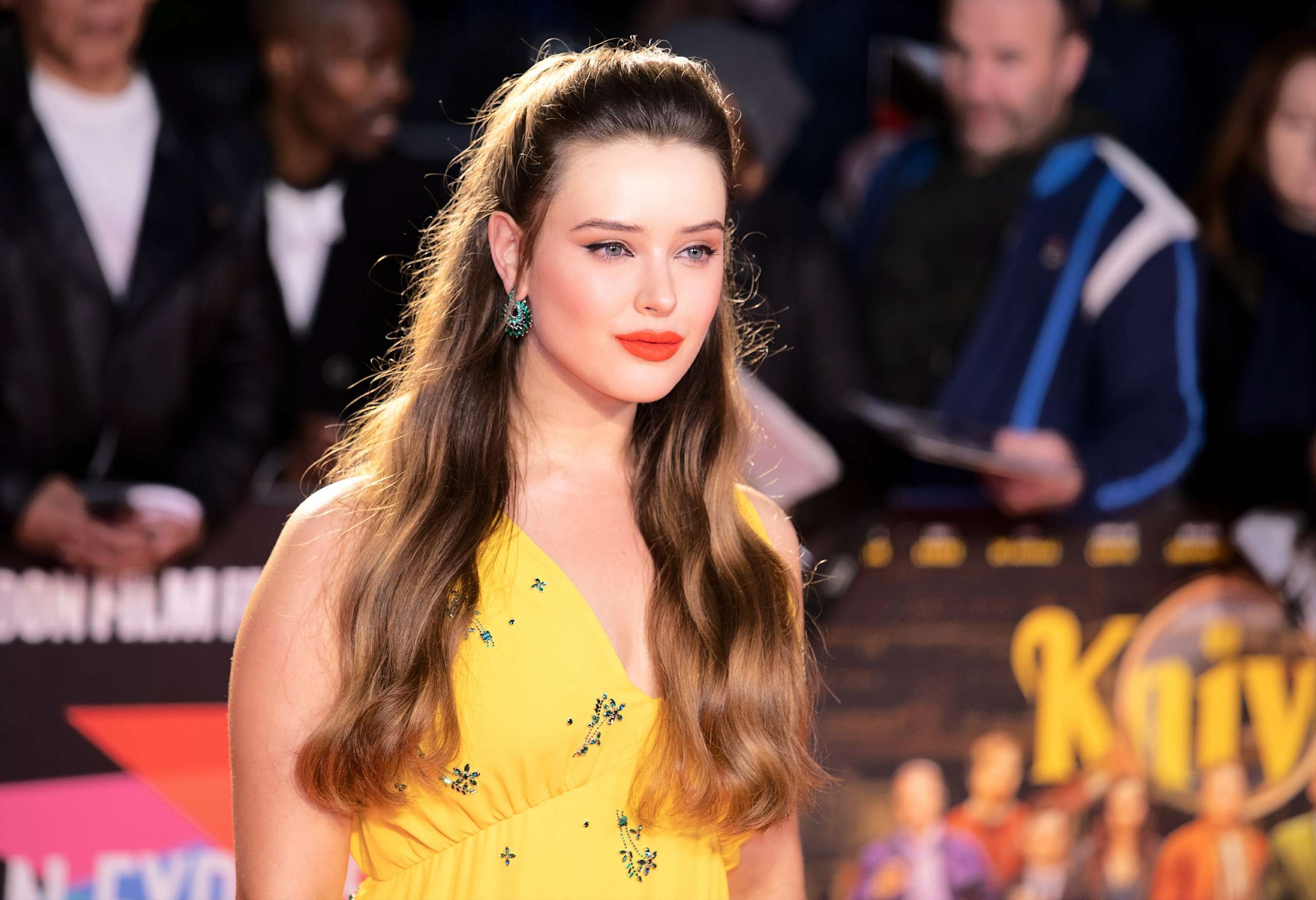 Katherine Langford at 'Knives Out' European Premiere, 63rd BFI London Film Festival