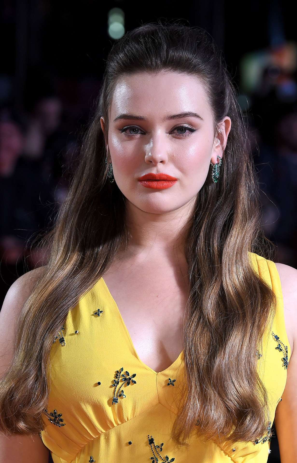 Katherine Langford at 'Knives Out' European Premiere, 63rd BFI London Film Festival