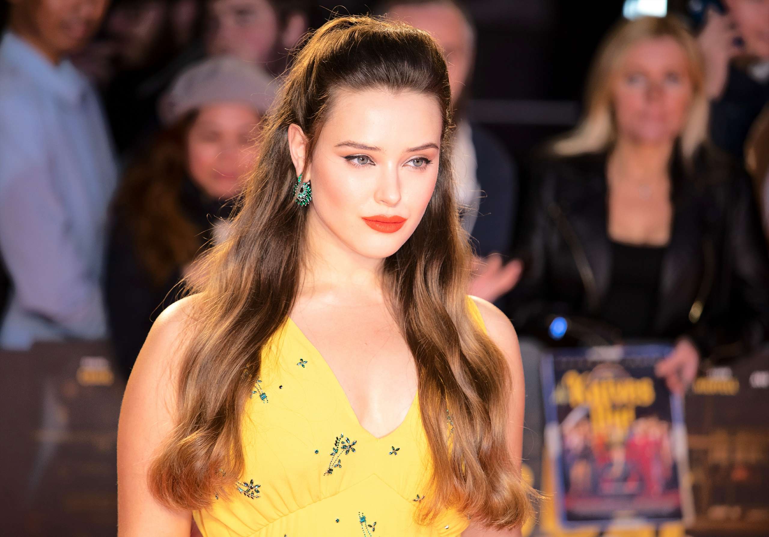 Katherine Langford at 'Knives Out' European Premiere, 63rd BFI London Film Festival