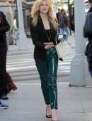 Katherine McNamara Arrive at AOL Build Series Studios in NYC